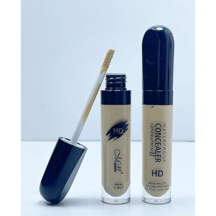 Menow Waterproof HD Concealer 01-7.5ml - Image 1